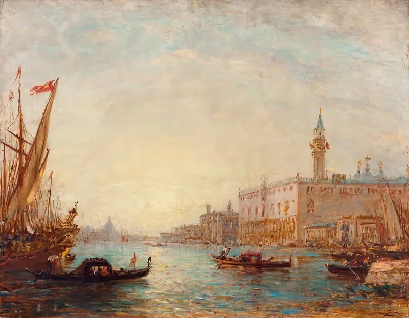 Venise, Le Palais Des Doges — Félix Ziem