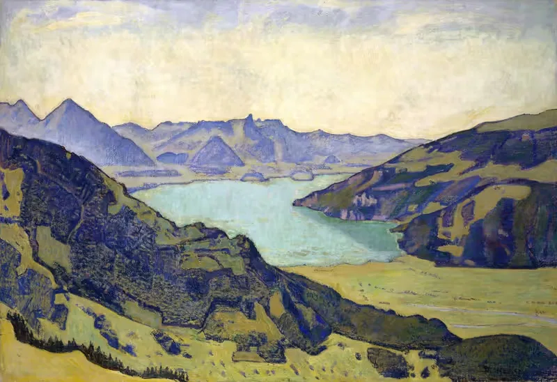 Lake Thun From Breitlauenen — Ferdinand Hodler