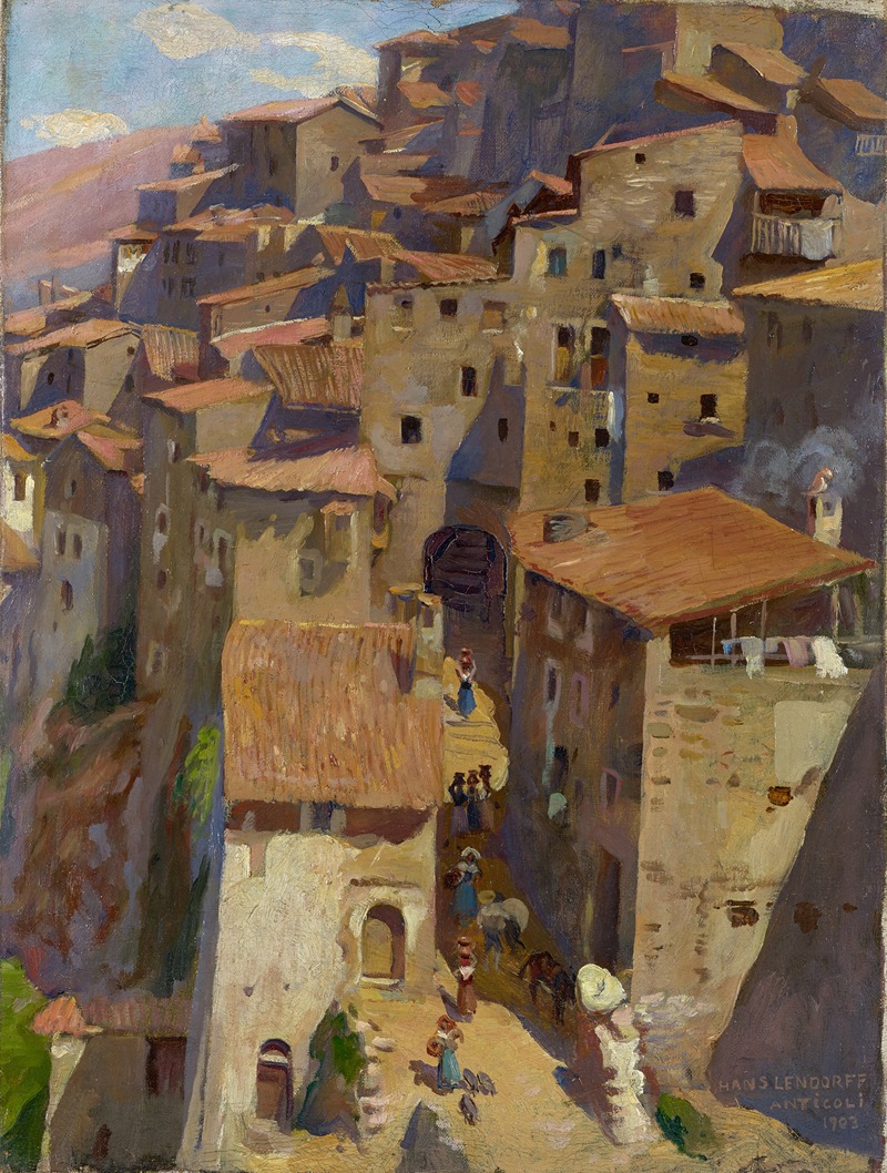 Антиоли by Ганс (Иоганн) Людвиг Лендорф, 1903 — digital art print download