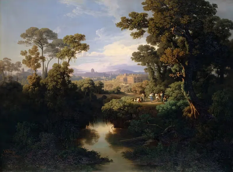 From The Surroundings Of Rome — Johann Jakob Frey