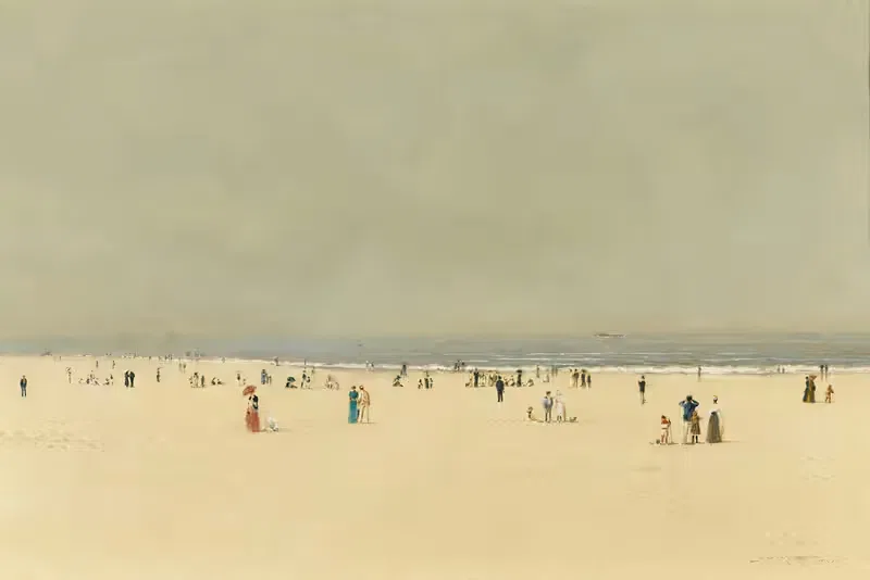 Sand, Sea And Sky, a Summer Phantasy — John Atkinson Grimshaw