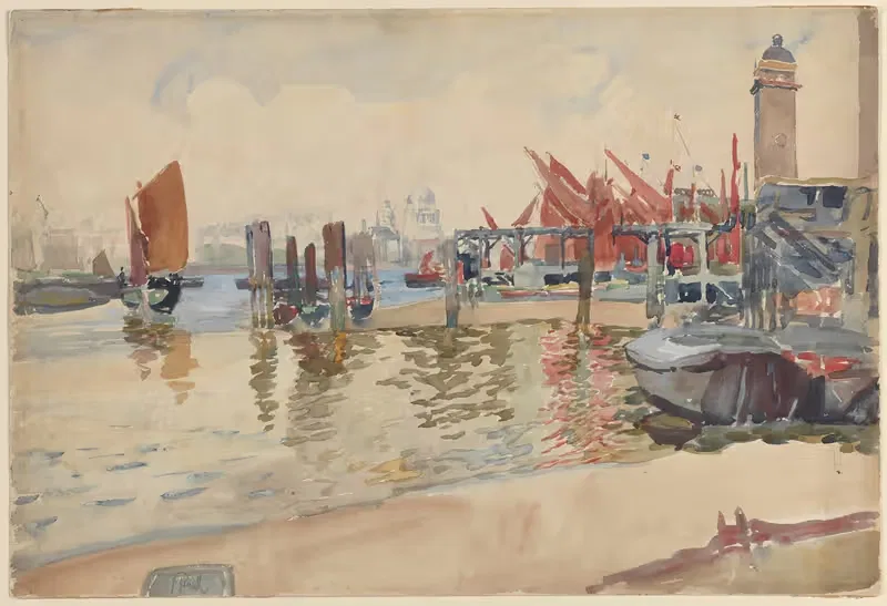 Вид на Лондон by Джозеф Пеннел, 1880–1924 — digital art print download