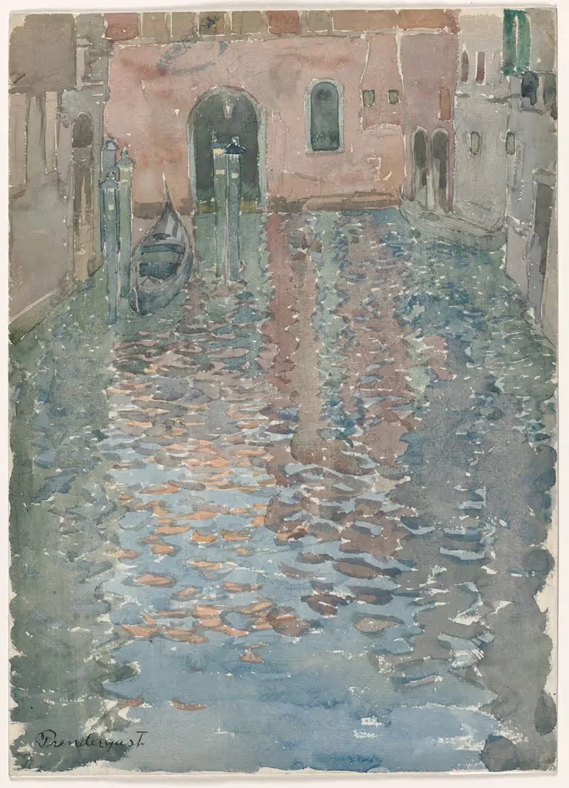Venetian Canals by Maurice Prendergast — digital art print download