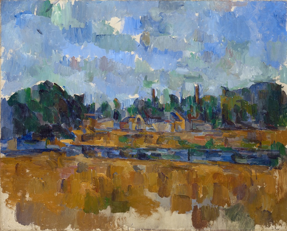 Riverside by Paul Cézanne, 1904 — digital art print download