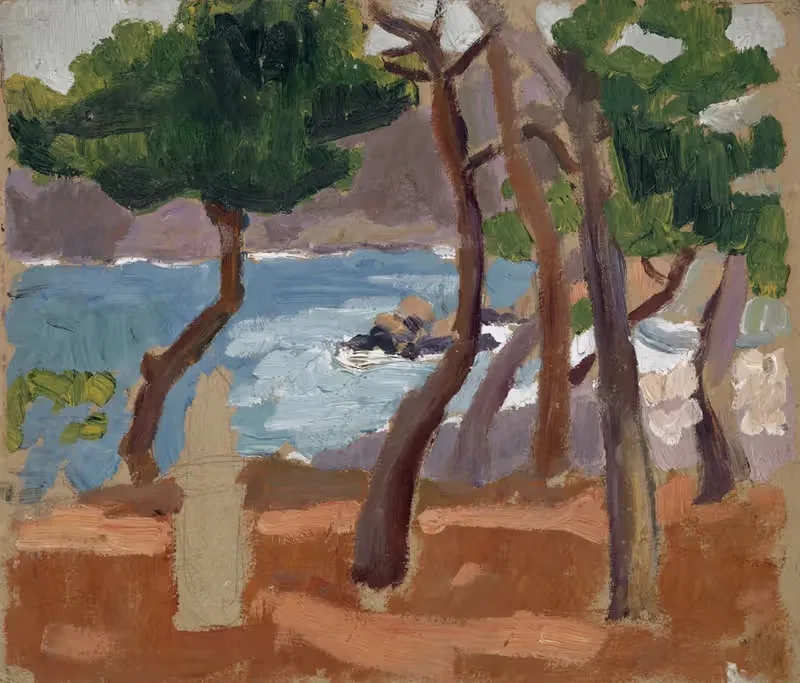 Grove At The Seaside by Anonymous — digital art print download