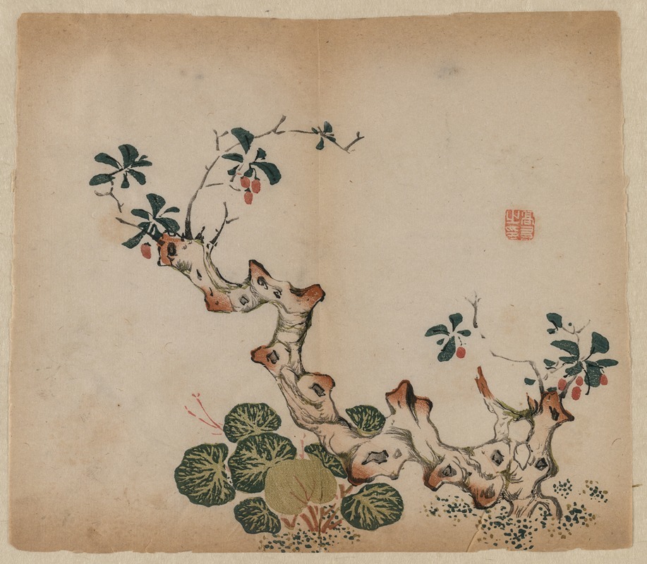 Branching Stump by Anonymous, 1368-1644 — digital art print download