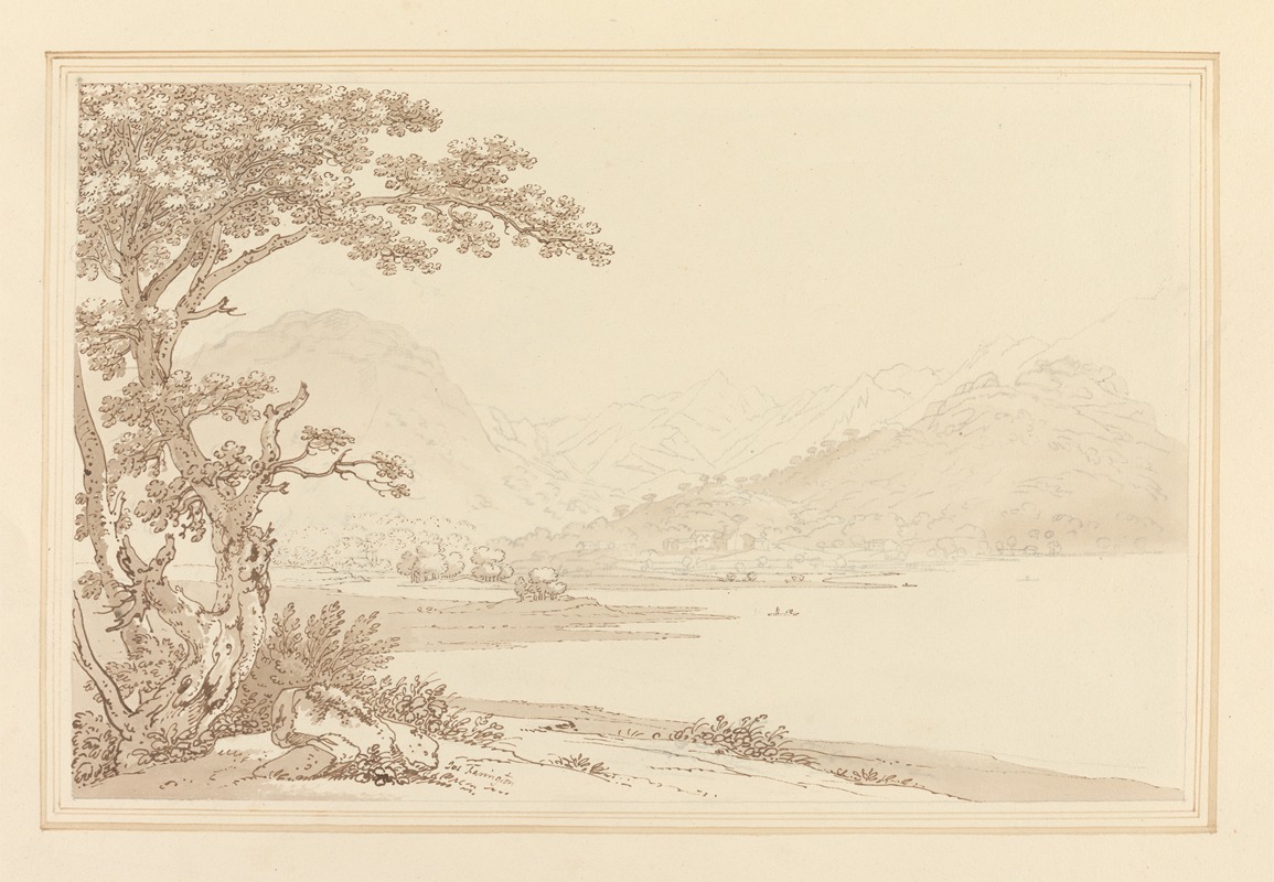 Head of Ullswater by Джозеф Фарингтон — digital art print download
