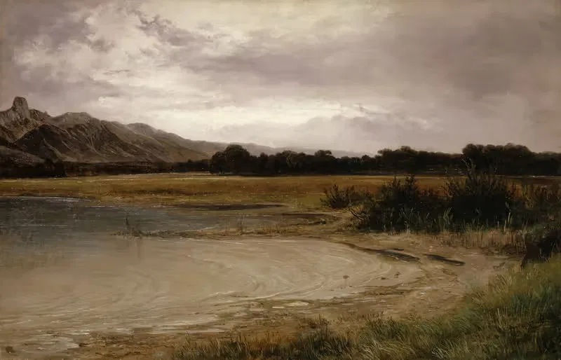By the Lake of Thun — Alexandre Calame