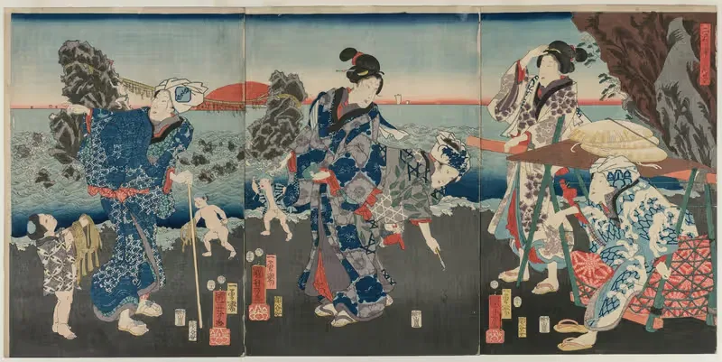 Sunrise at Futami Bay — Utagawa Kuniyoshi