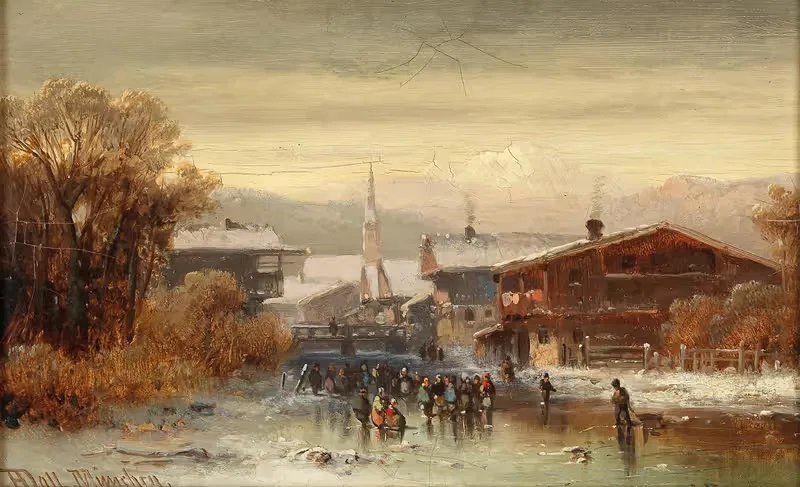 View Of Hardt On Lake Constance — Anton Doll
