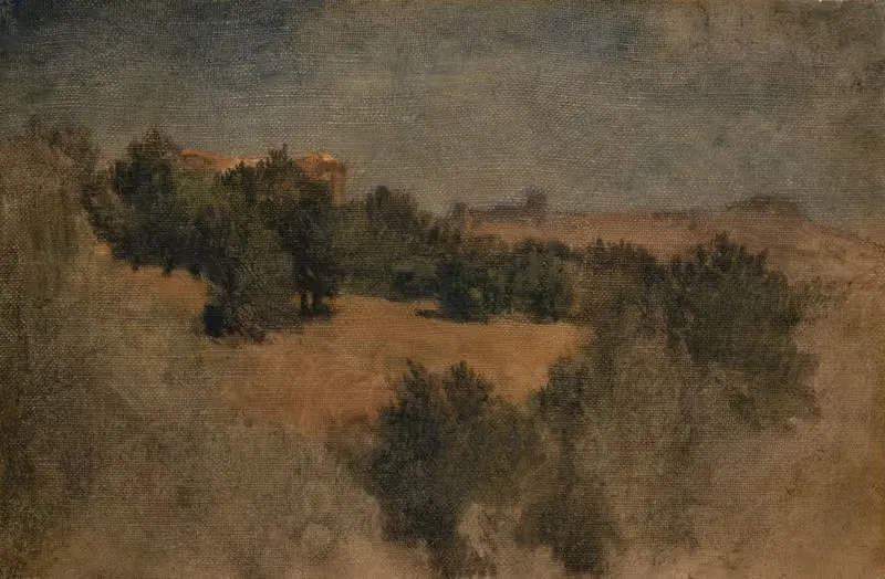 Landscape near Palestrina — Arnold Böcklin