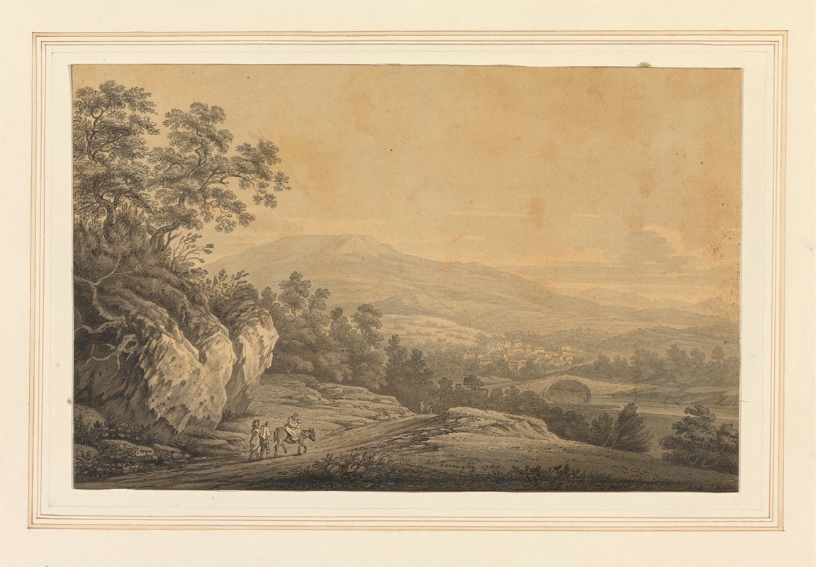 View of Ambleside by Джозеф Фарингтон — digital art print download