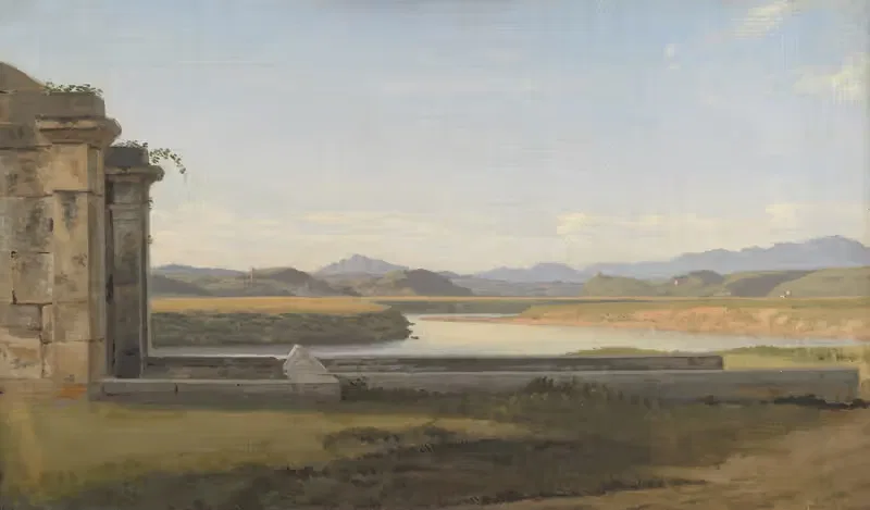 View from the Fontana Acetosa, Rome — Christoffer Wilhelm Eckersberg