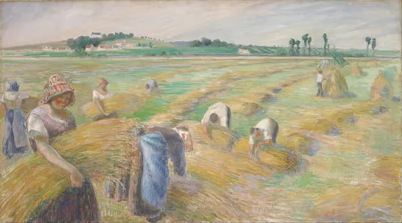 The Harvest by Camille Pissarro — digital art print download