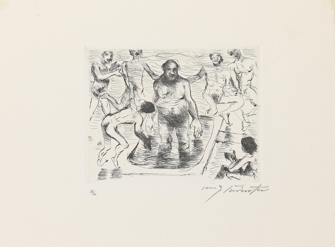 Gastmahl des Trimalchio 06 by Ловис Коринт — digital art print download
