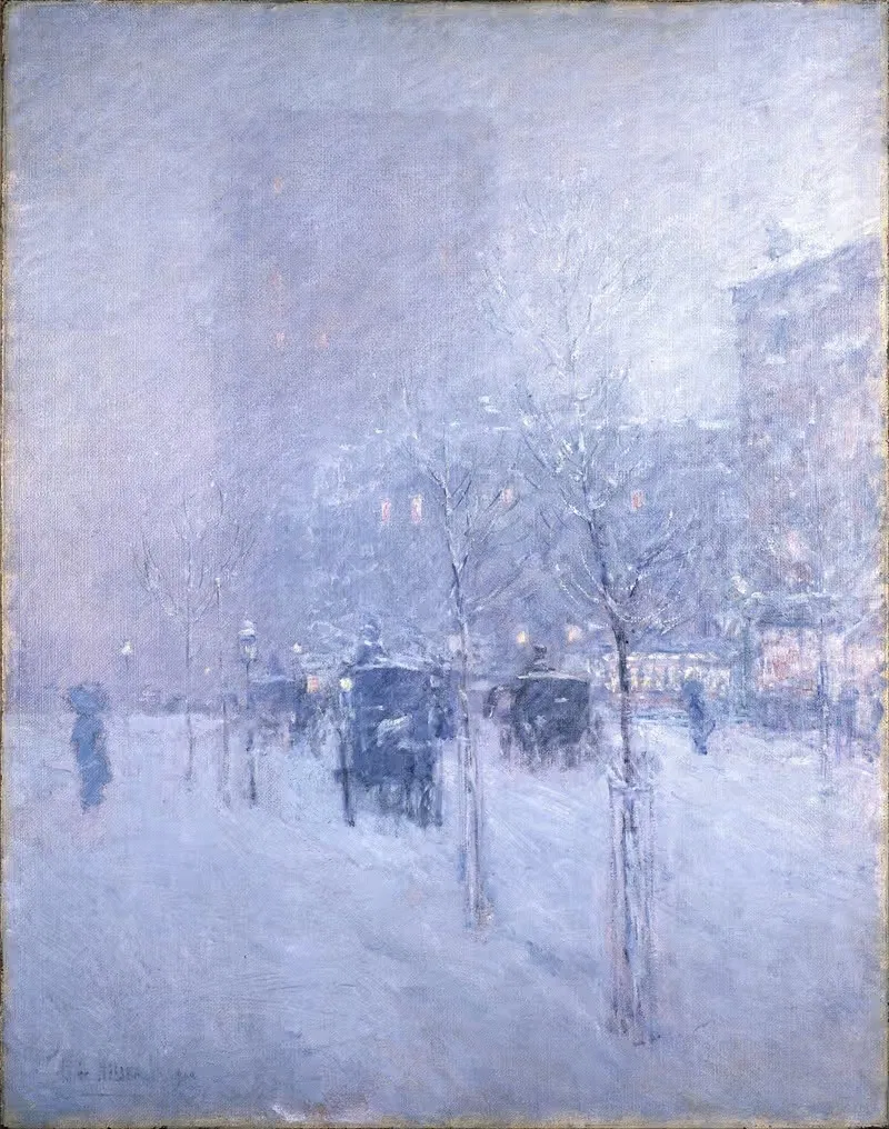 Late Afternoon, New York, Winter — Childe Hassam