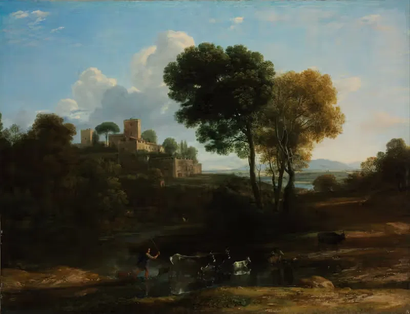 Villa in the Roman Campagna — Claude Lorrain