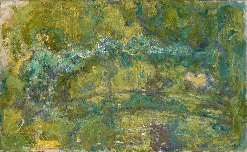 The Footbridge over the Water-Lily Pond — Claude Monet