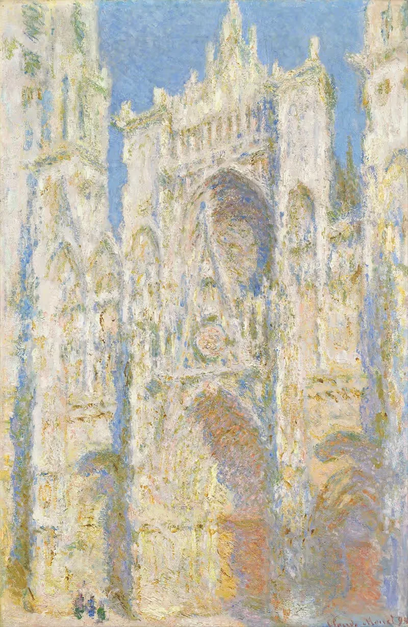 Собор Руан, западный фасад, солнечный свет by Клод Моне, 1894 — digital art print download