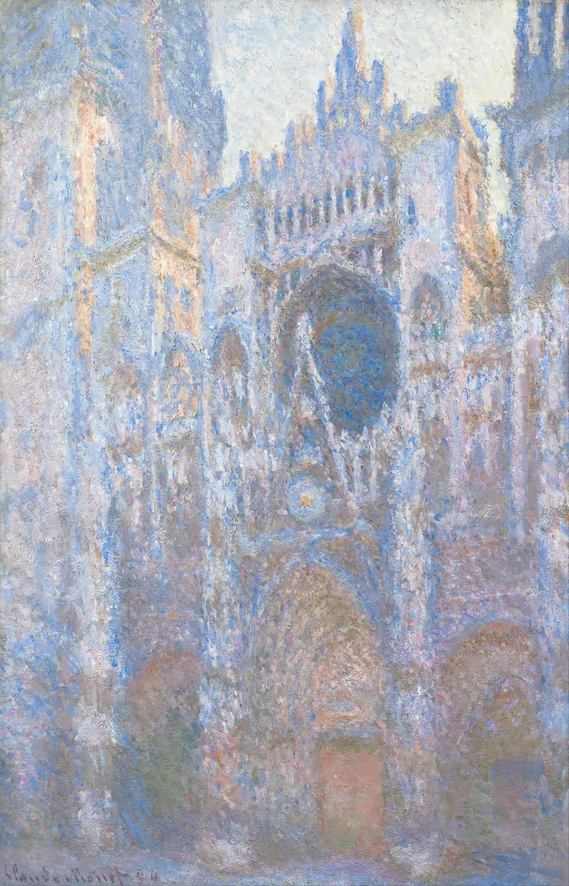 Rouen Cathedral, West Façade by Claude Monet, 1894 — digital art print download