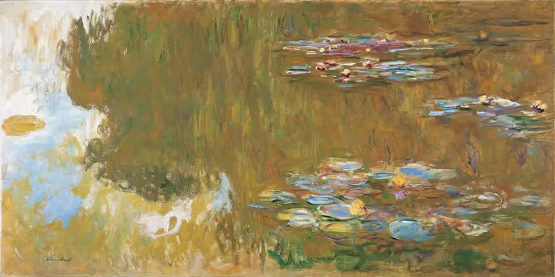 The Water Lily Pond, c. 1917-19 — Claude Monet