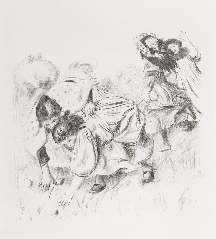 Enfants jouant à la balle — Pierre-Auguste Renoir