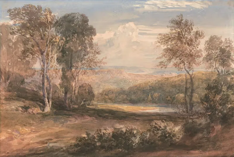 On the Wye by David Cox — digital art print download