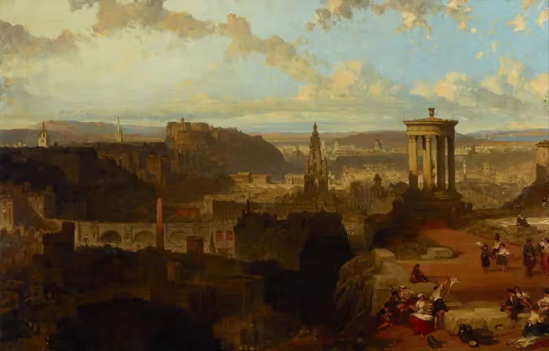 Edinburgh from the Calton Hill — David Roberts