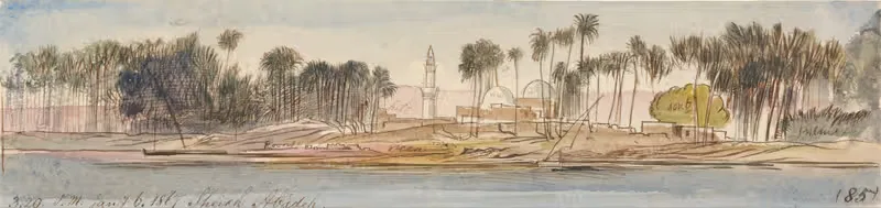 Sheikh Abadeh, 3-20 pm, 6 January 1867 — Edward Lear