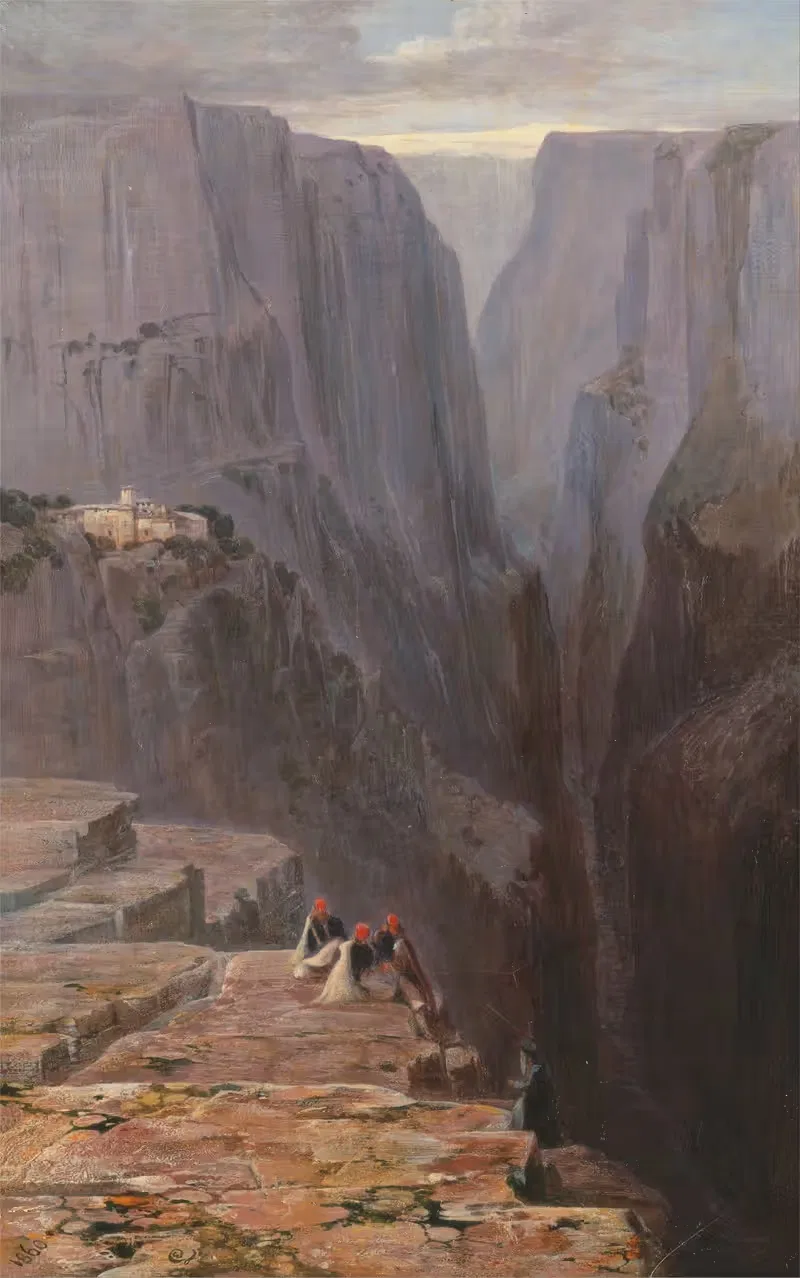 Zagori, Greece by Edward Lear — digital art print download