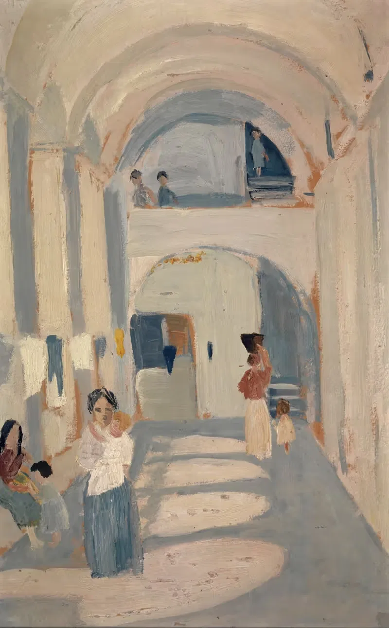 Kasbah, zwischen 1916 – 1918 — Ernst Schiess