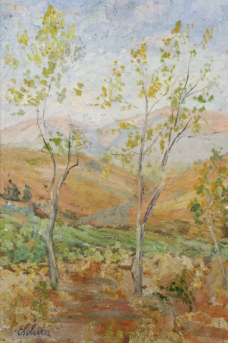 Горы на Корсике by Эрнст Шиесс, 1912 — digital art print download