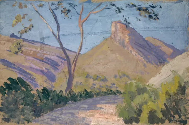 Pfad in bergigem Tal auf Mallorca — Ernst Schiess