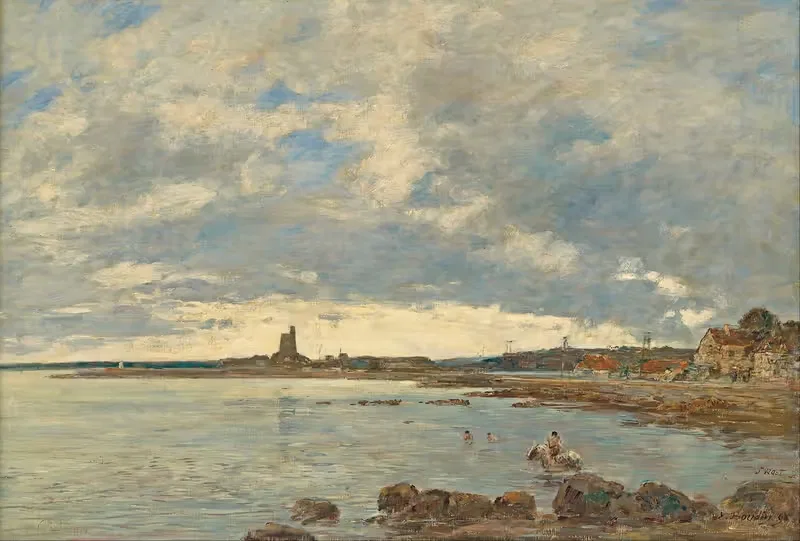 St. Vaast-la-Hougue by Eugène Boudin — digital art print download