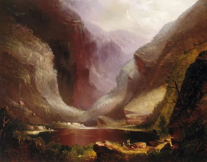 Гора Уорнинг, Новый Южный Уэльс by Фирнли Монтегю, 1875 — digital art print download