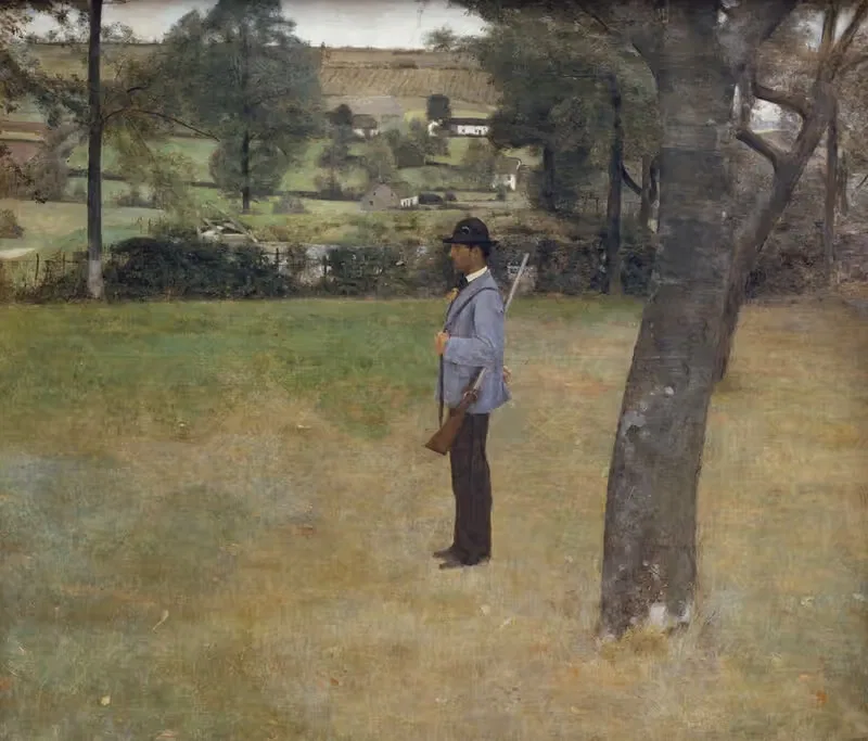 The Game Warden by Fernand Khnopff, 1883 — digital art print download