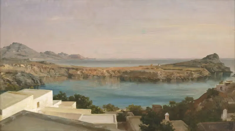 Lindos, Rhodes by Frederic Leighton, 1867 — digital art print download