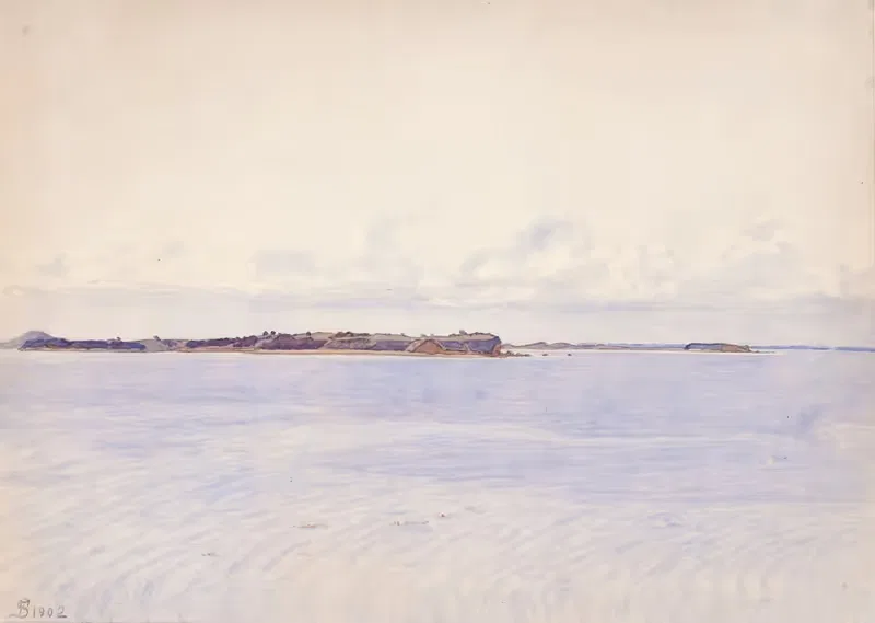 У мыса Фюн by Фриц Сиберг, 1901 - 1902 — digital art print download
