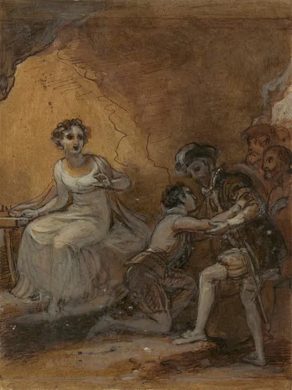Ferdinand Reunited with his Father — Robert Smirke