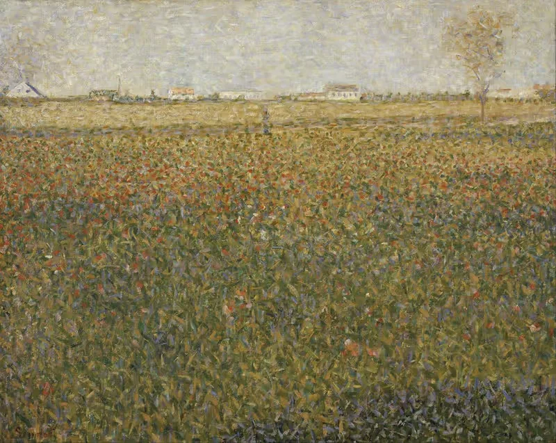 La Luzerne, Saint-Denis by Georges Seurat — digital art print download