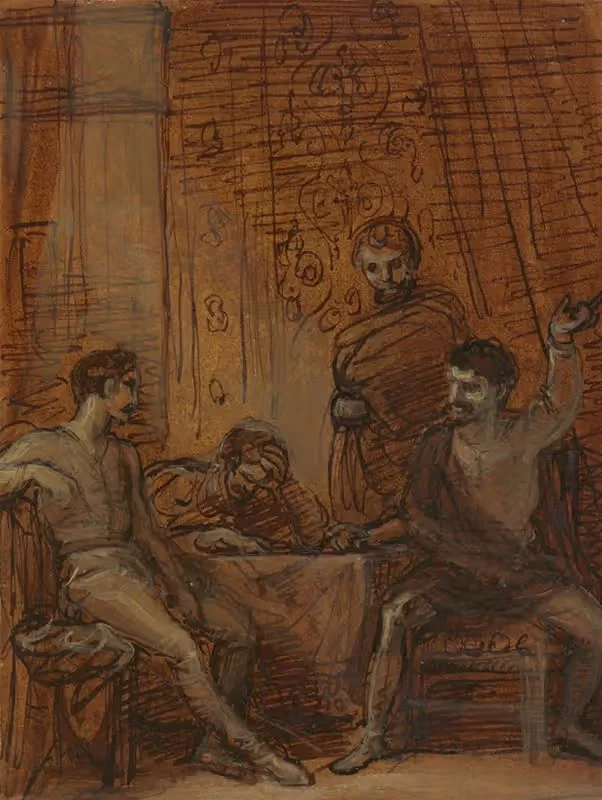 Хотспур и заговорщики в Бангора by Роберт Смирк, 1825 — digital art print download