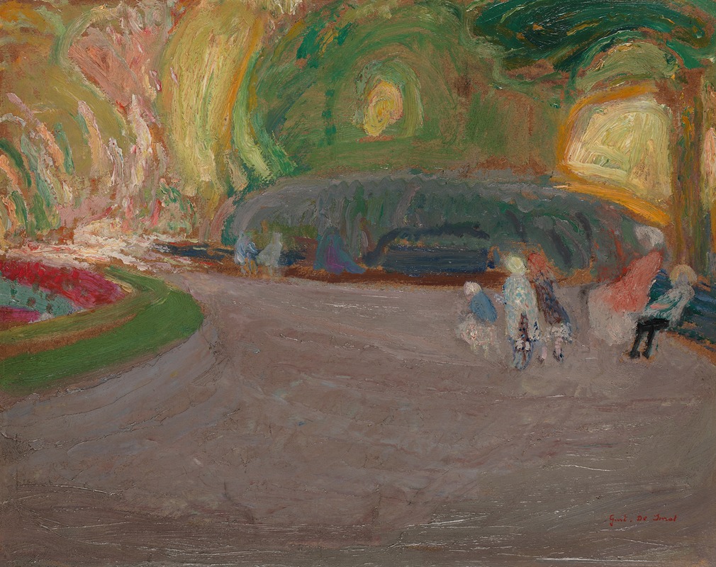 Vondelpark by Gustave De Smet, 1915 — digital art print download