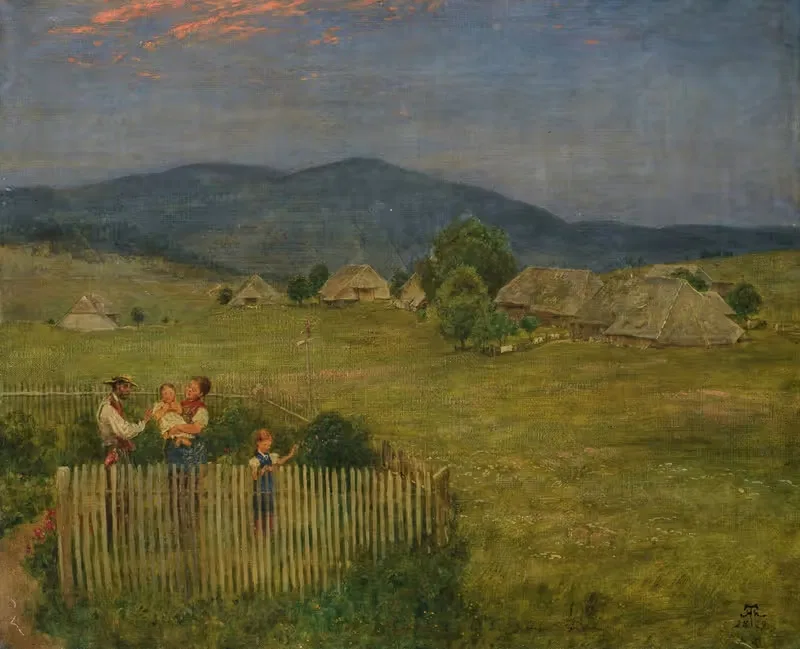 Little Garden in the Black Forest — Hans Thoma