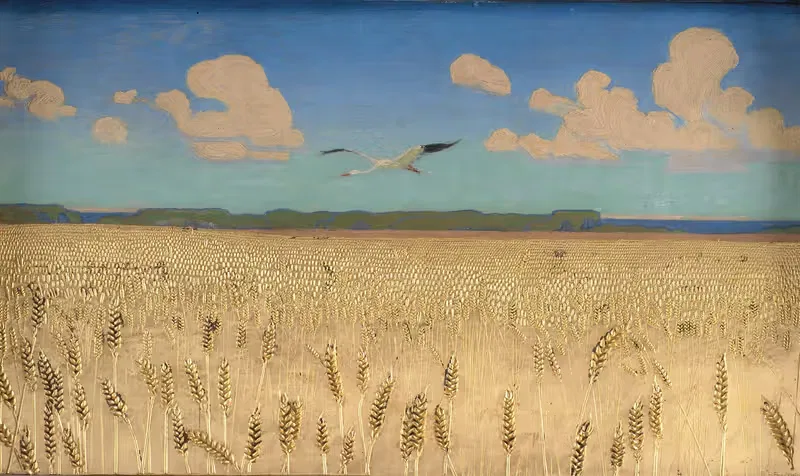 Датский пейзаж by Харальд Слотт-Мёллер, 1890 - 1891 — digital art print download