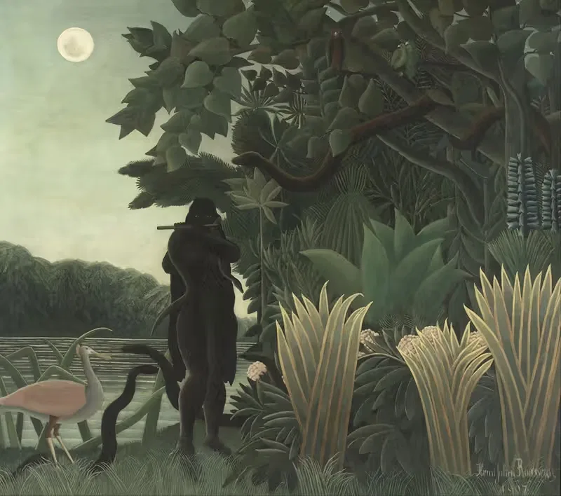 The Snake Charmer by Henri Rousseau, 1907 — digital art print download