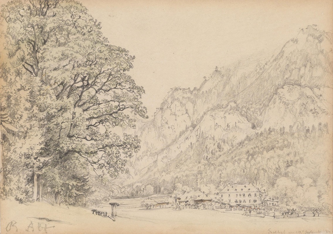 Der Thalhof in Reichenau an der Rax — Rudolf von Alt