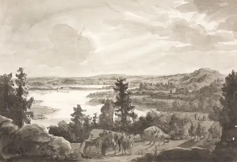 View of a Lake, Norway — Johan Christian Dahl