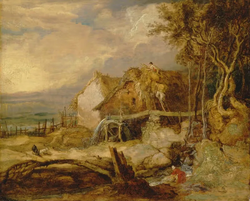 Перепадная мельница by Джеймс Уорд, 1802-1807 — digital art print download