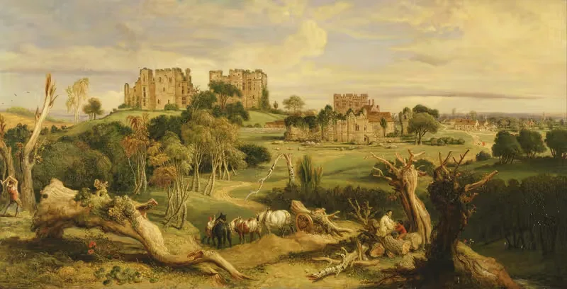 Замок Кенилуорт, Уорикшир by Джеймс Уорд, 1840 — digital art print download