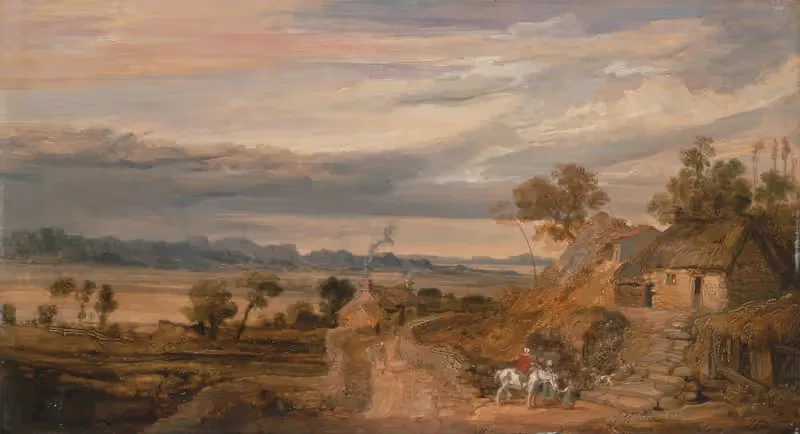 Landscape with Cottages by James Ward, 1802-1827 — digital art print download